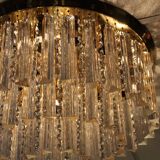 J.T. Kalmar Plaffoniere avec cristaux de verre de Murano, Autriche 1960