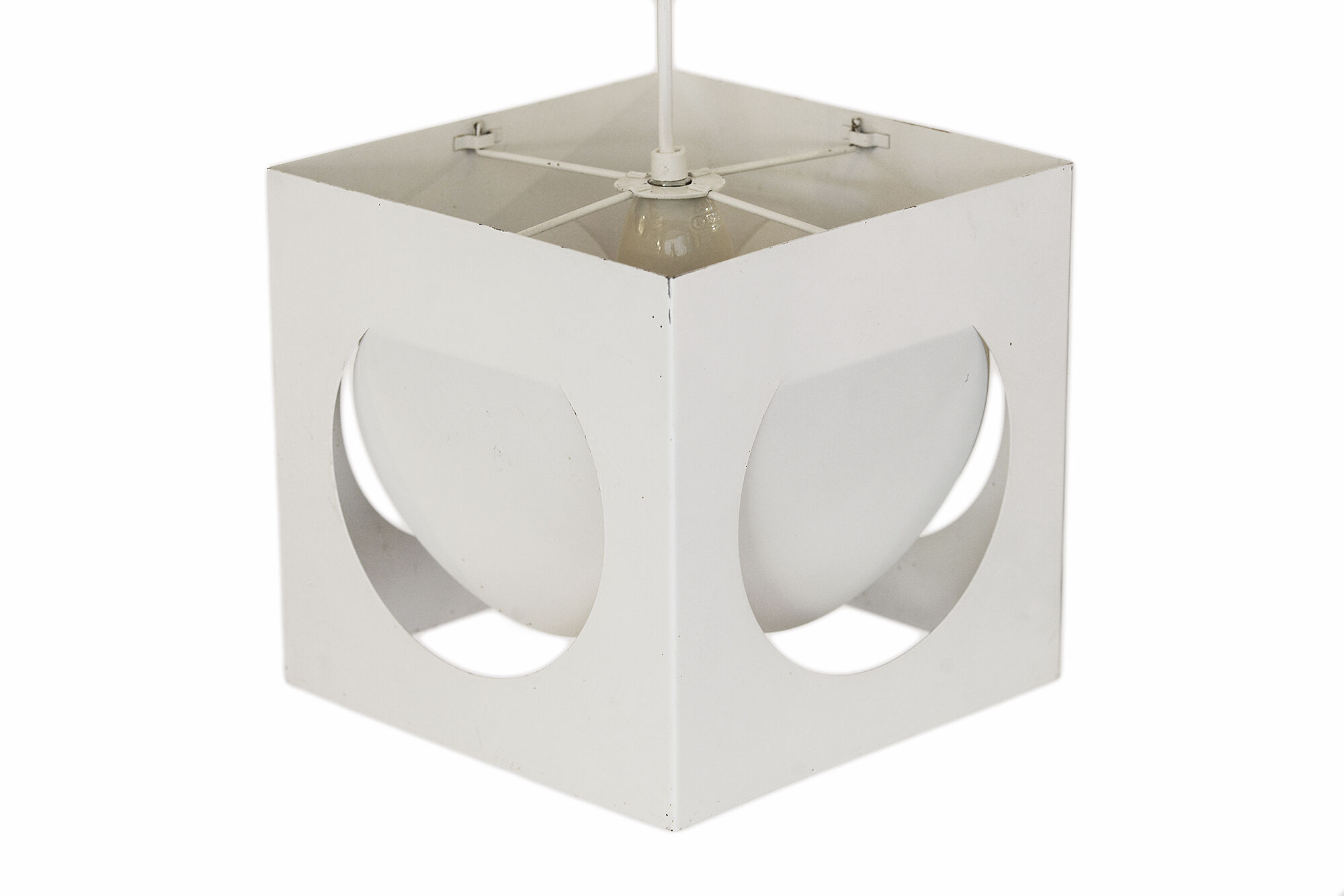 Metal pendant light 61-193 by Shogo Suzuki for Stockmann Orno. Finland 1970s