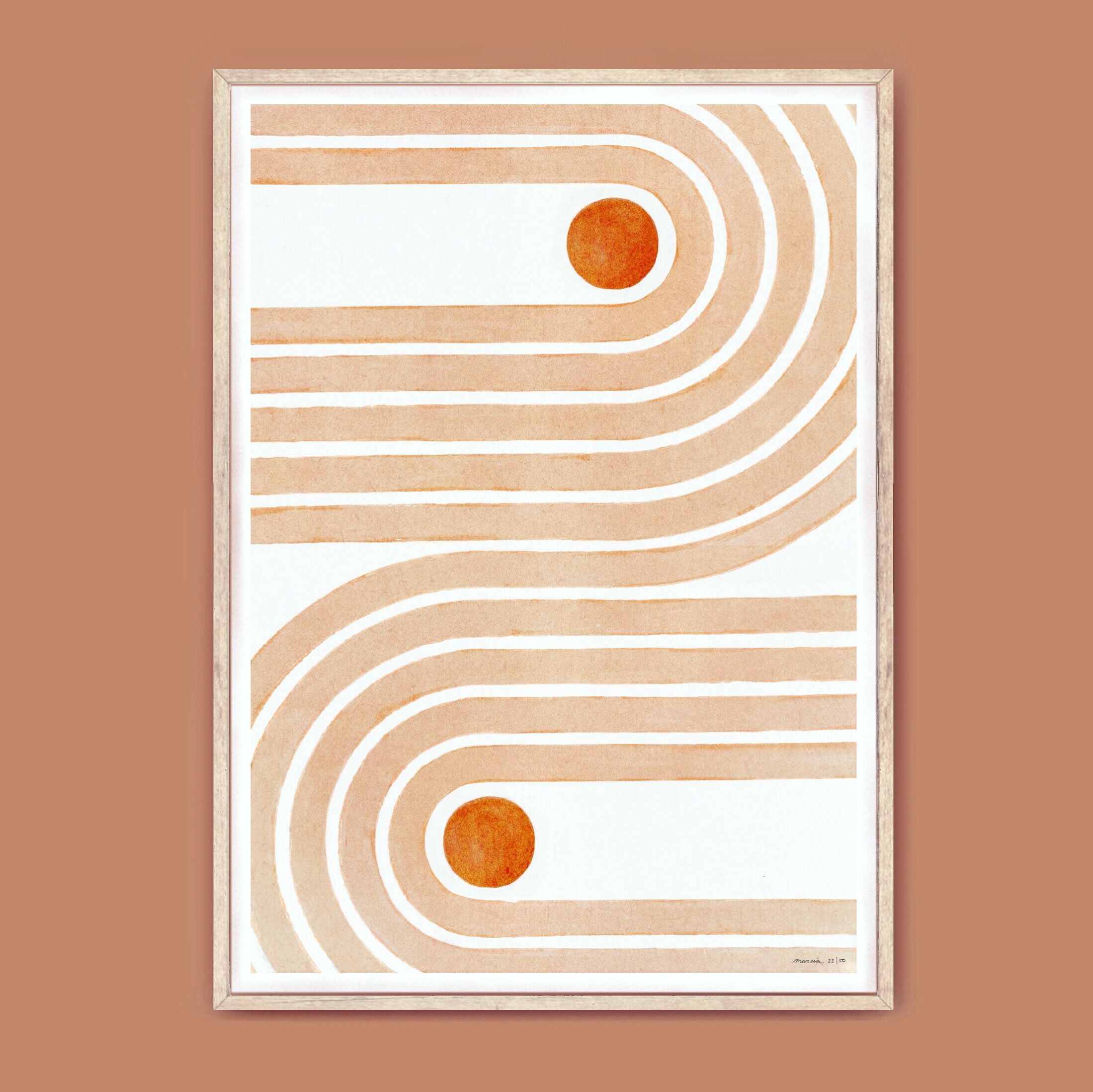 Impression d’art "Connected" A3