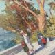 Oil painting by Hyacinthe Royet (1862-1926).