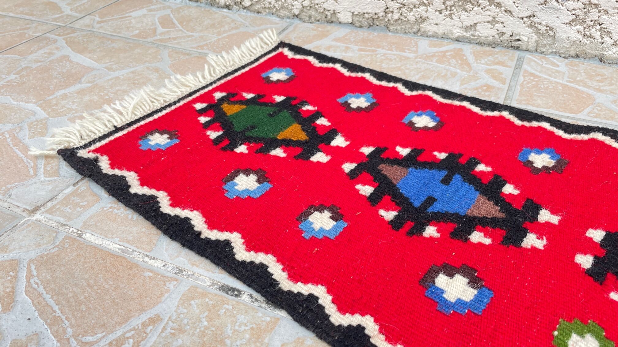 Scandinavian rug rolakan 82x31cm