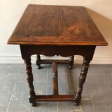 Old wooden side table