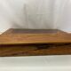 Old wooden writing board over leather early twentieth century