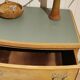 Small vintage commode sandblasted.
