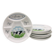 6 Bourguignonne fondue plates, Porcelain and Earthenware from Auteuil - Paris.