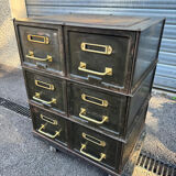 Meuble de bureau / atelier type Strafor ou Ronéo / Industriel
