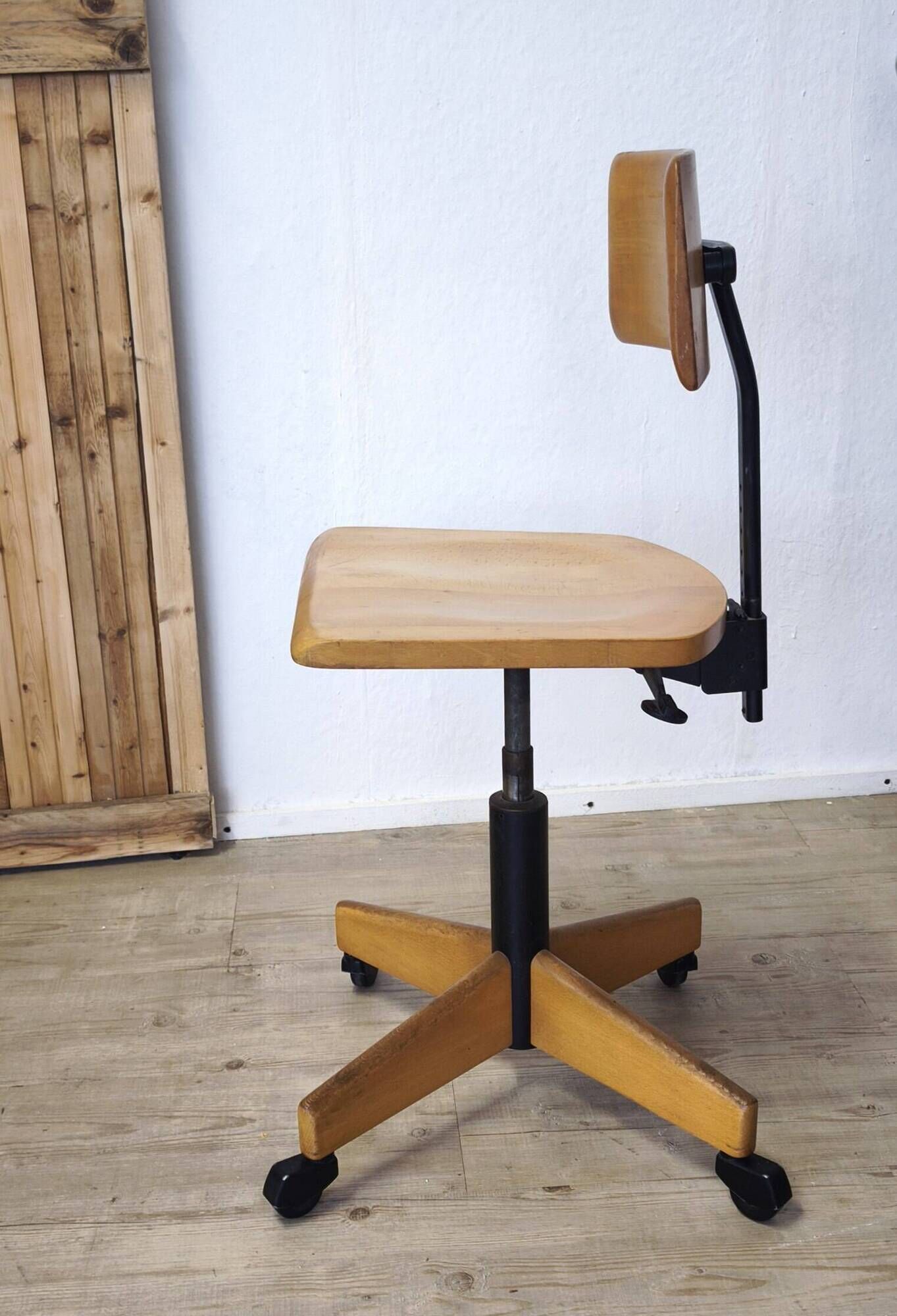 Chaise de bureau Stoll Giroflex / chaise d'architecte, design industriel de
