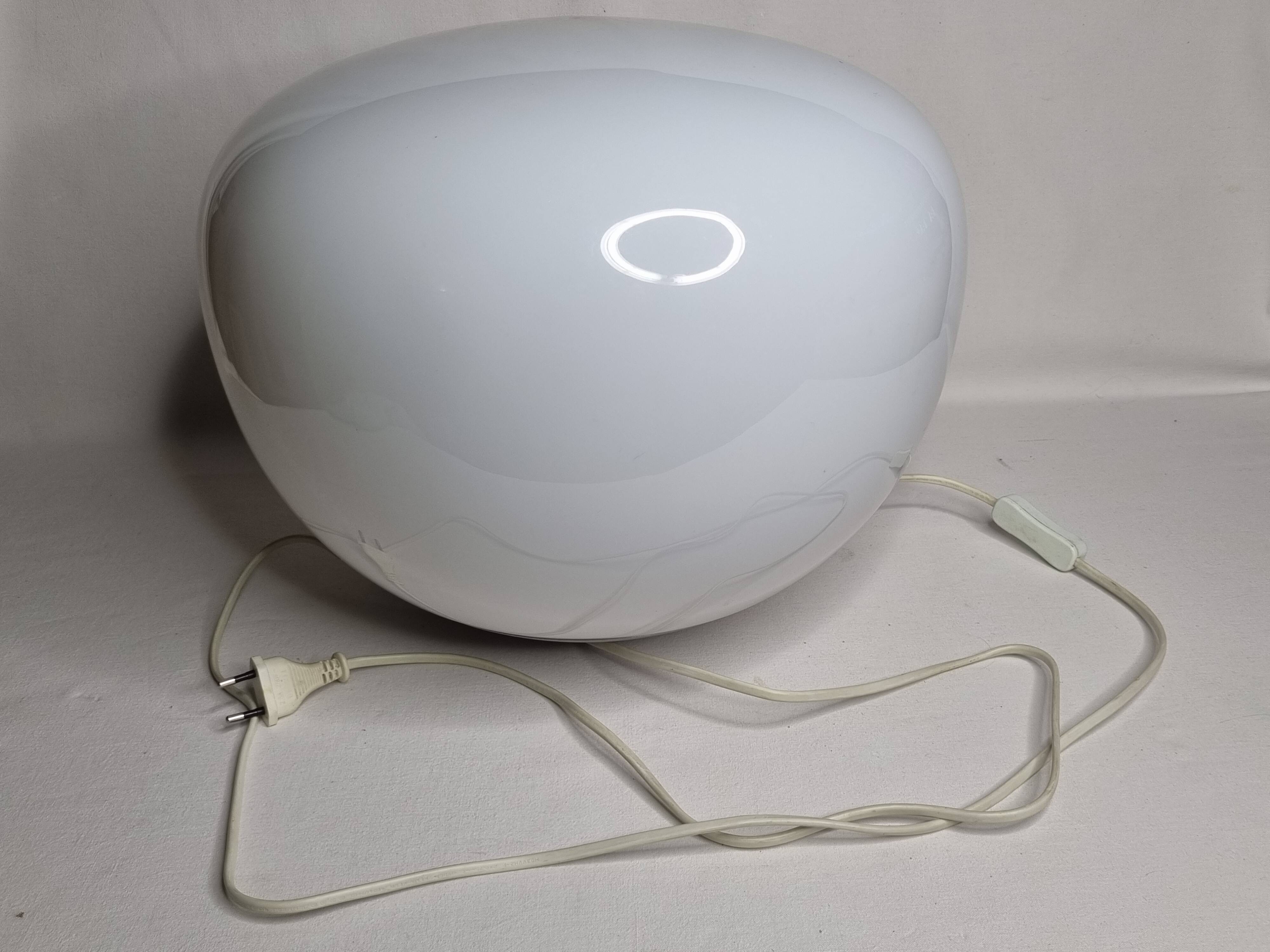 Jonisk floor lamp, designed by carl öjerstam, pebble shape in polycarbonate 38 cm