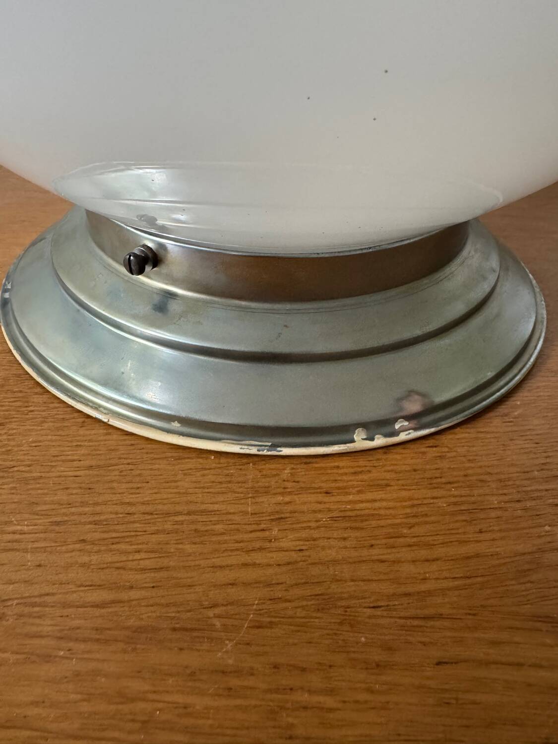 Plafonnier opaline Art Déco