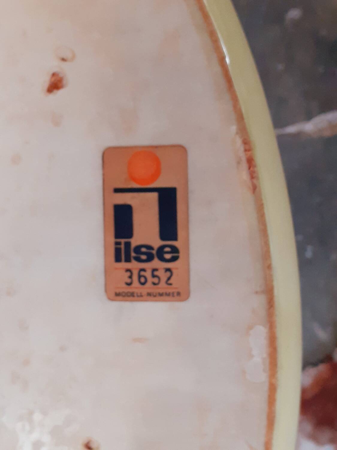 Tulip-shaped side table.