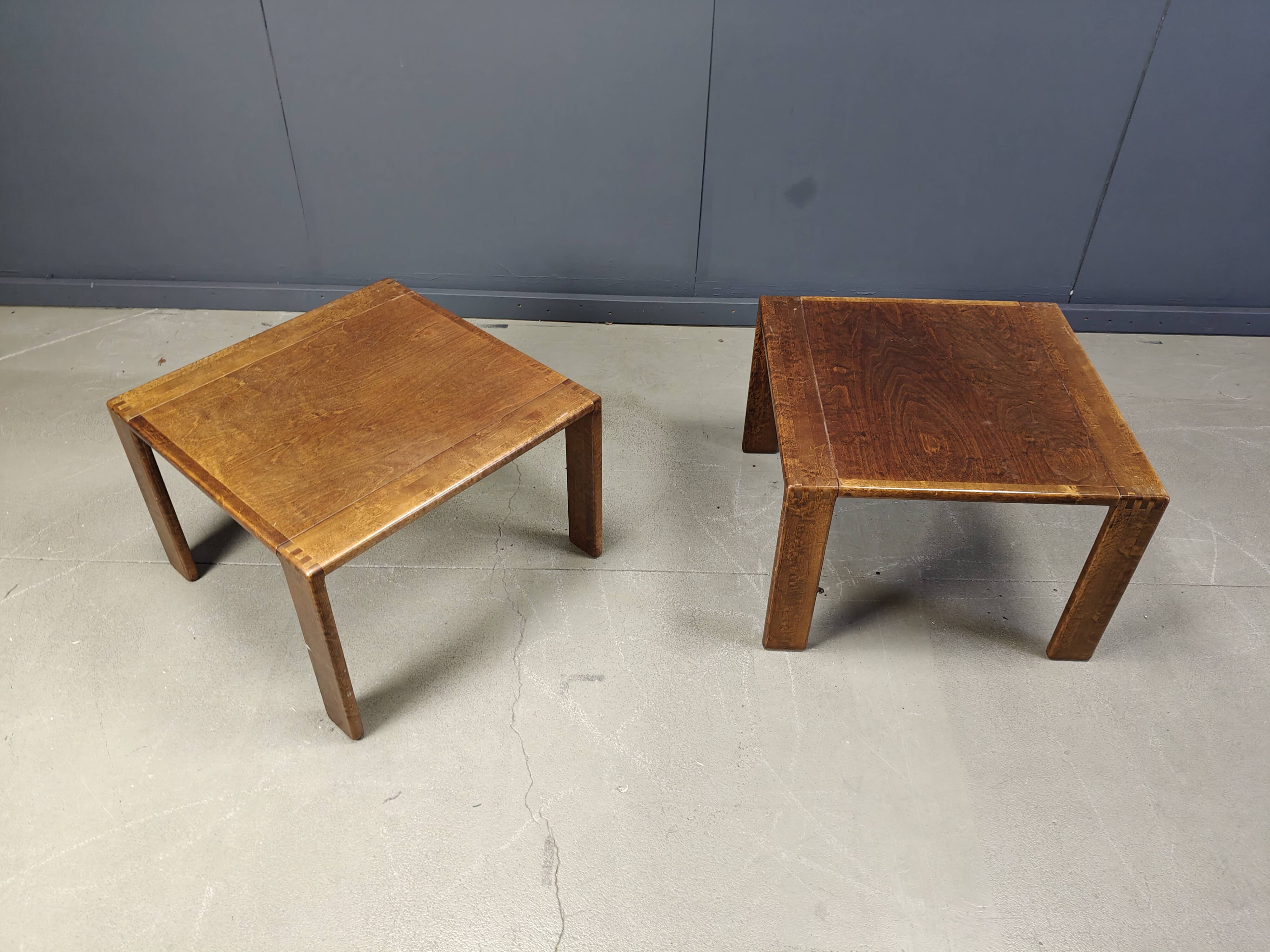 Paire de tables basses Bonanza par Asko, Finlande, 1960