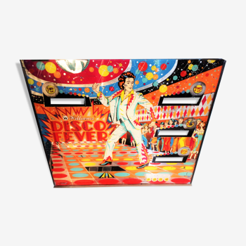 Plaque flipper Williams "Disco fever" 1978