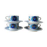 4 cup and sub cup set, Villeroy - Boch, model Izmir