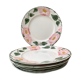 6 flat plates Villeroy and Boch, Wild-Rose model