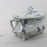 Art Nouveau soup tureen in Onnaing earthenware