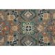 Vintage Turkish Oushak Handmade Wool Cotton Brown Runner Rug 118x301