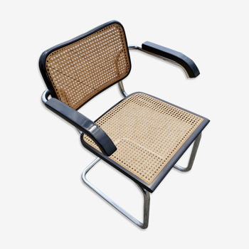Cesca b64 armchair design Marcel Breuer, years 70