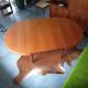 Round table in vintage teak 60s Scandinavian Rochebobois
