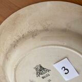 Assiettes plates gien modèle gilles
