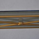 Serving style 1940 on gilded bronze smoked glass top