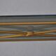Serving style 1940 on gilded bronze smoked glass top
