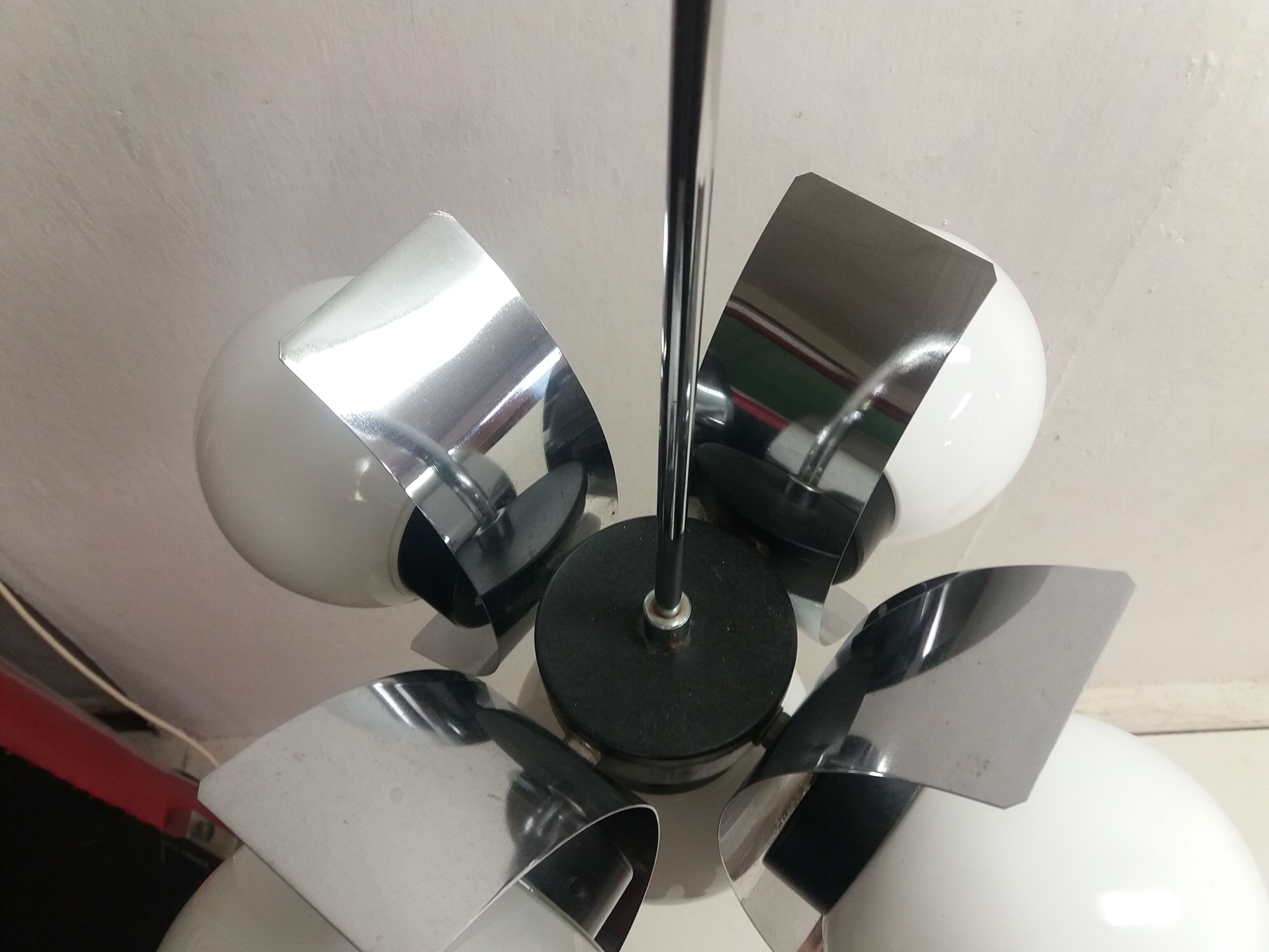 Mid-century chandelier/Napako, Czechoslovakia.