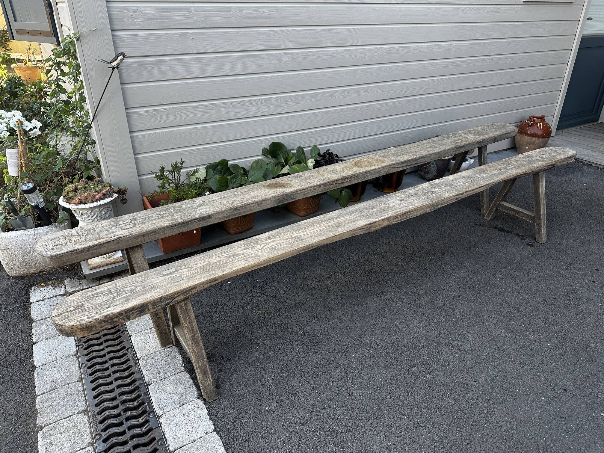 Paire de bancs