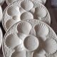 Oyster plates (9) brands chantilly france