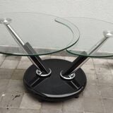 Modular pedestal table-Maison Draenert by Georg Appleshauser circa 1980