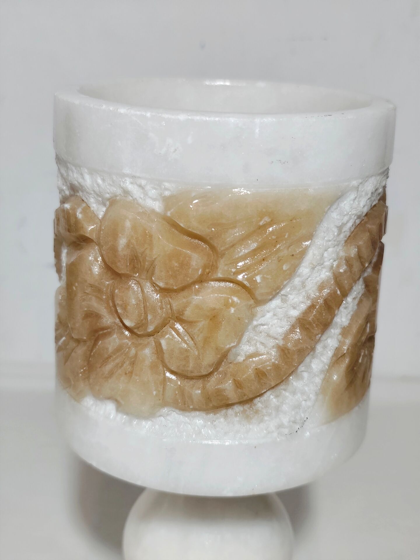 Lampe de table en albâtre, Espagne, années 1960