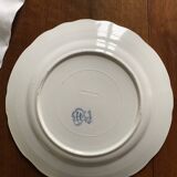 4 assiettes St Amand Régence