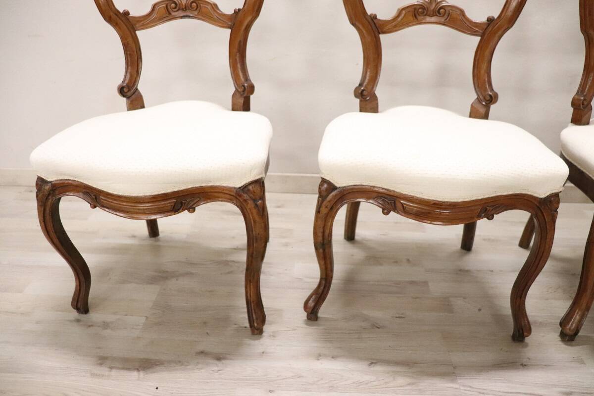 19th Century Walnut Dining Chairs