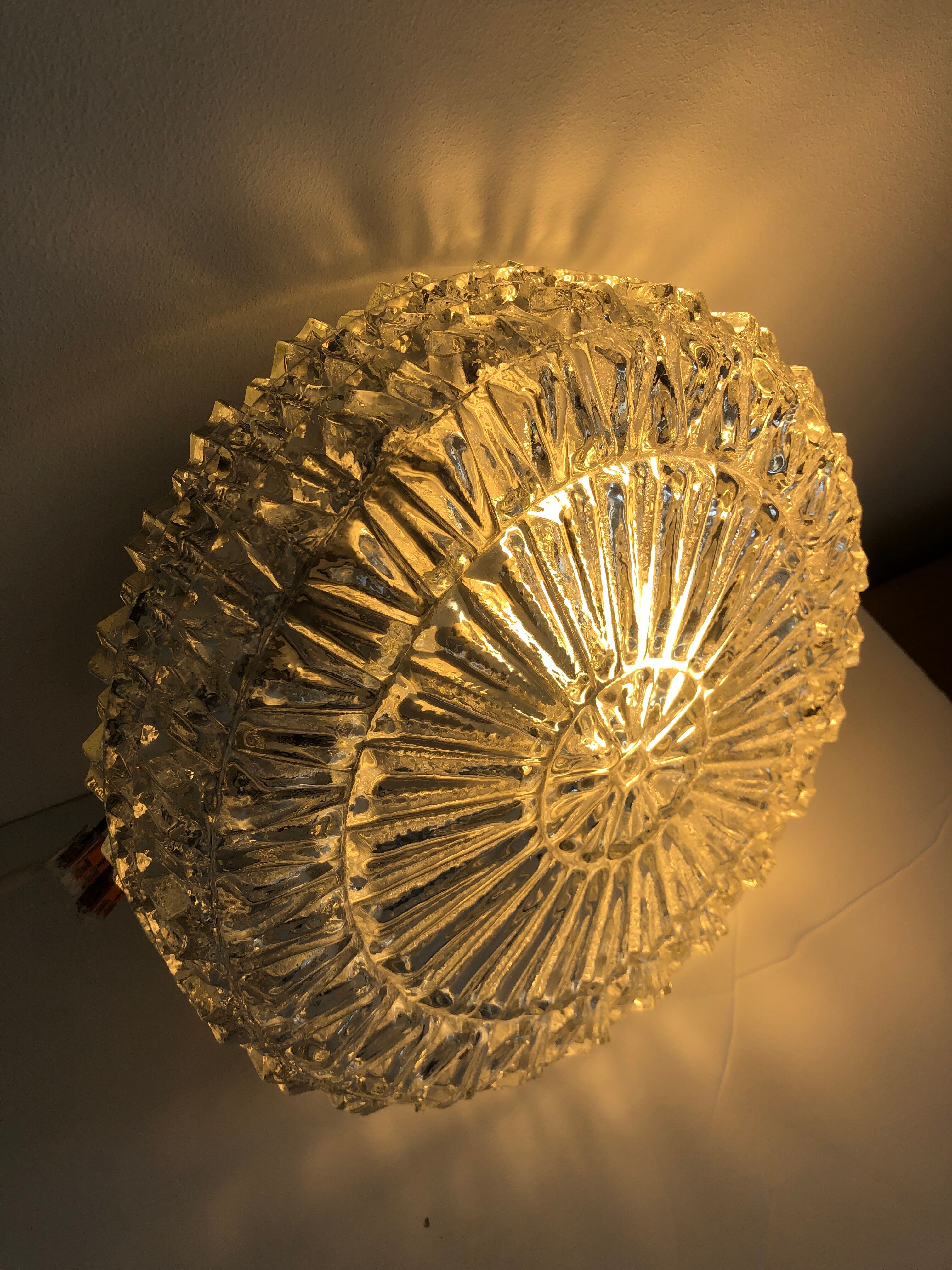 Vintage round ceiling lamp RZB