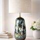 Sculptural lamp in glazed ceramic, Scandinavian style, 1970s.