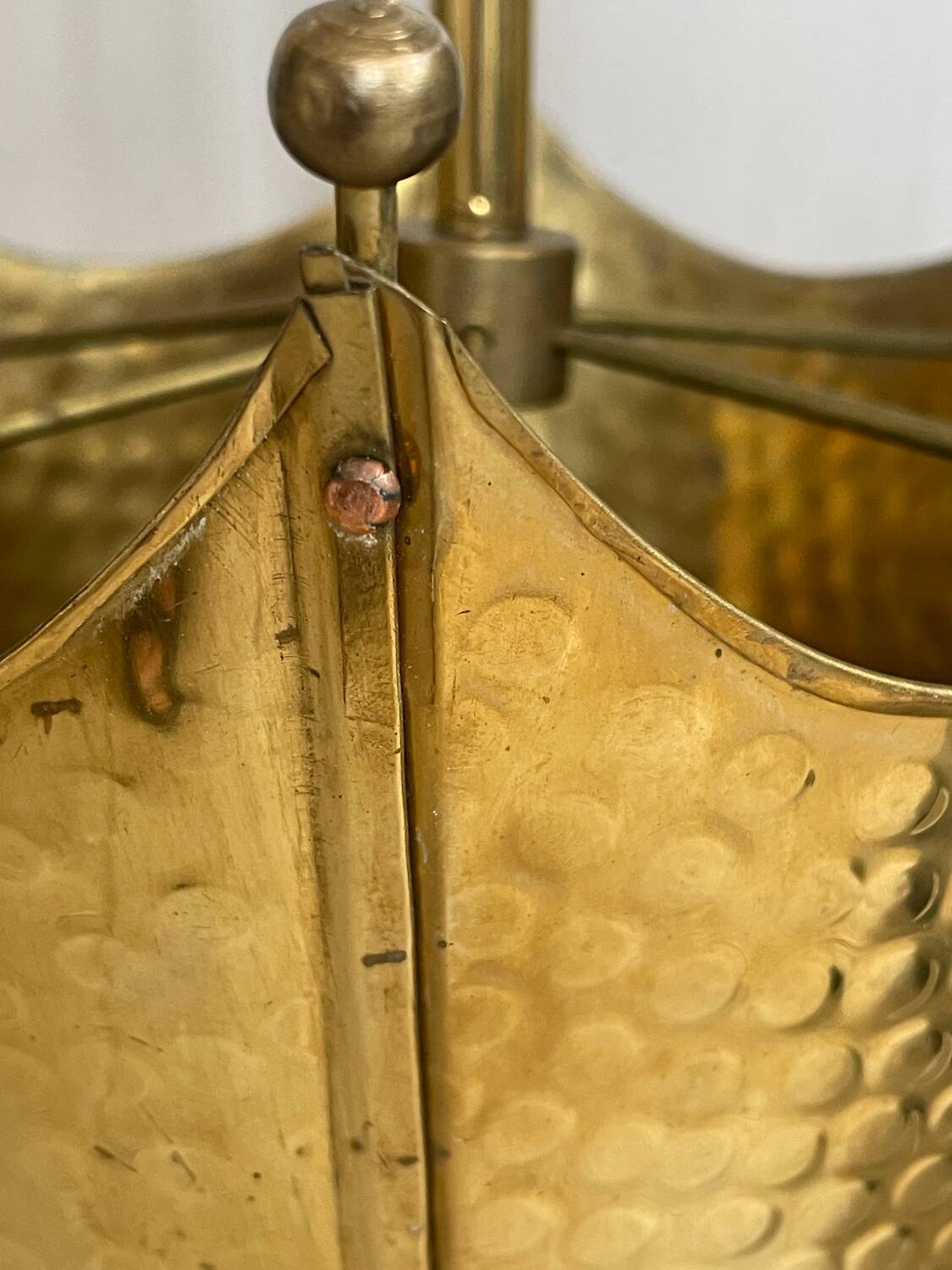 Porte-parapluie vintage en laiton