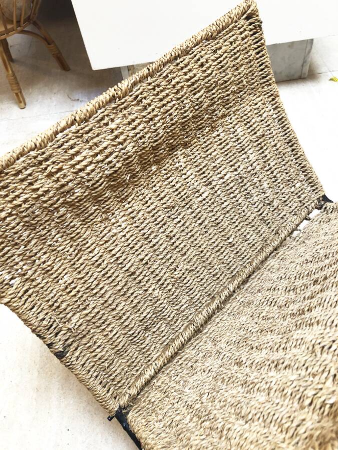 Rope magazine rack, 1970