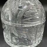 Bohemian crystal bonbonnière 24% PbO – Bohemia Czechoslovakia – Box