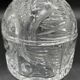 Bohemian crystal bonbonnière 24% PbO – Bohemia Czechoslovakia – Box