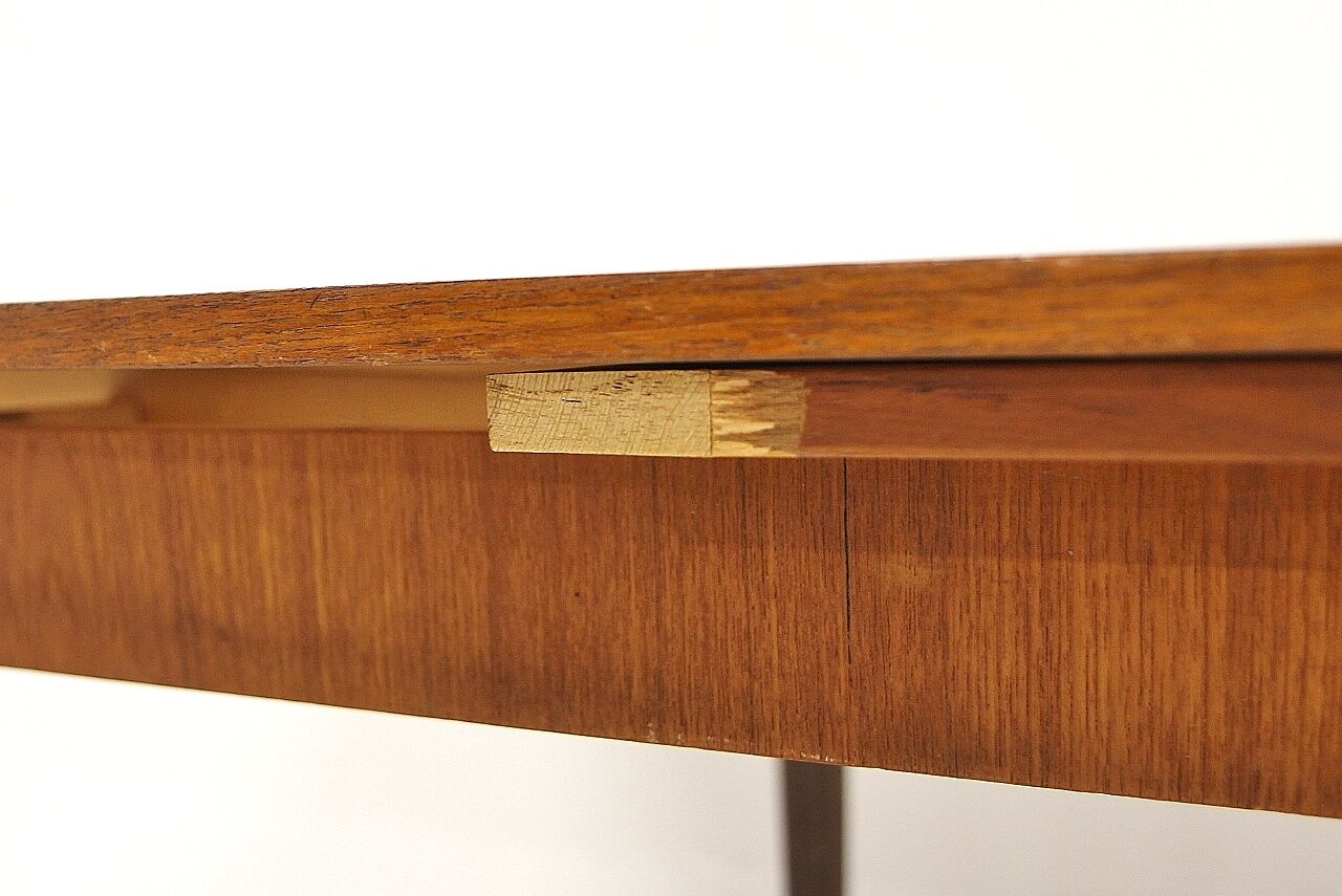 Teak "wallet" dining room table, Sweden, 1950