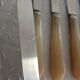 6 cheese knives, vintage