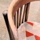 2 chaises bistrot avec galettes en velours
