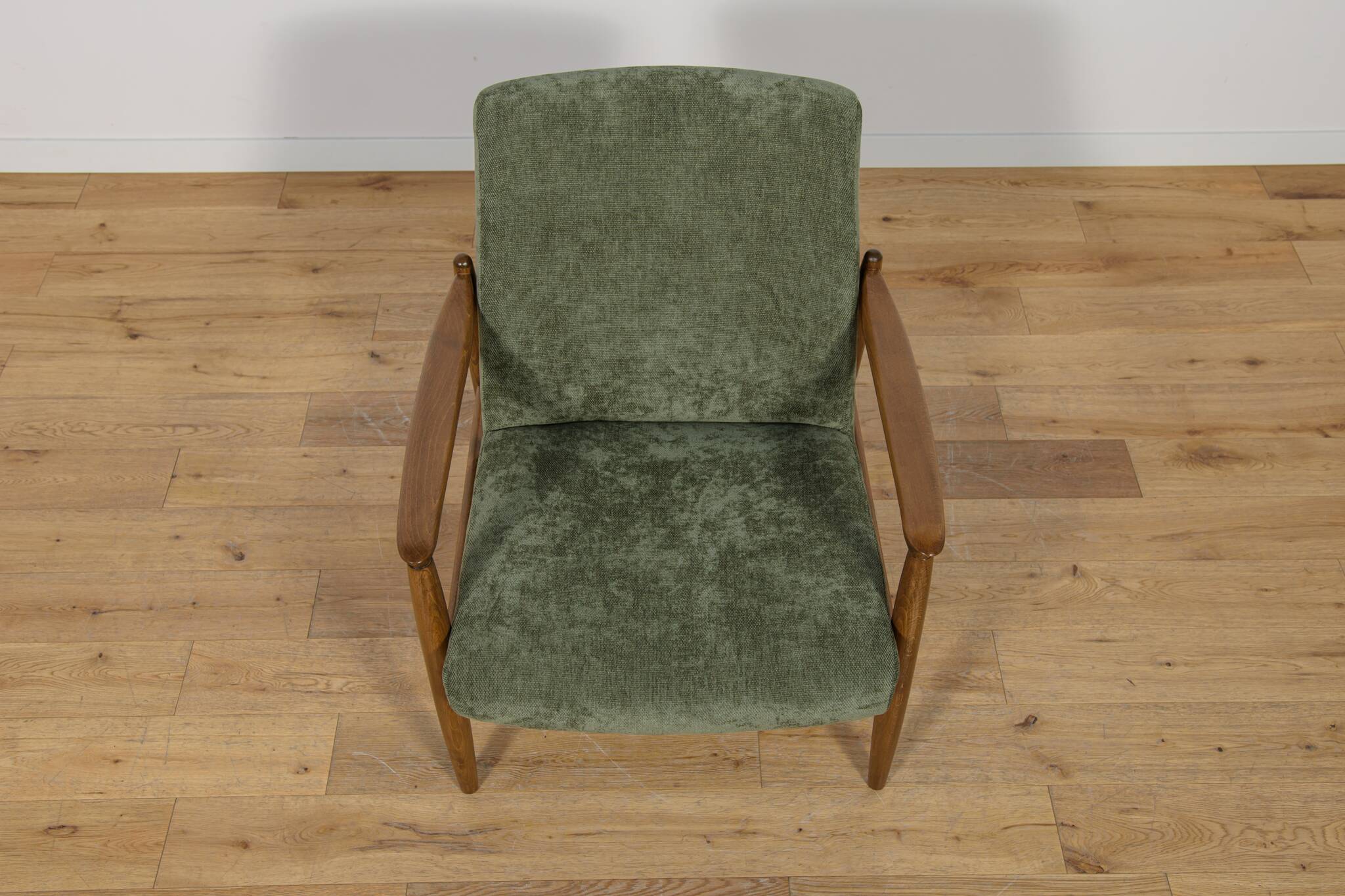 Mid-Century GFM-64 Armchair by Edmund Homa for Gościcińskie Furniture Factory, Poland