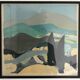 Roger muhl, grasse landscape. original lithograph signed in pencil