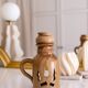 Stoneware tealight holder / oil warmer