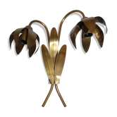 Wall lamp double lotus Maison Florart 1960