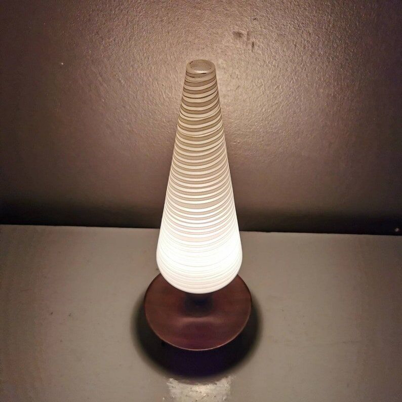 Table lamp tripod vintage Danish design, 1960