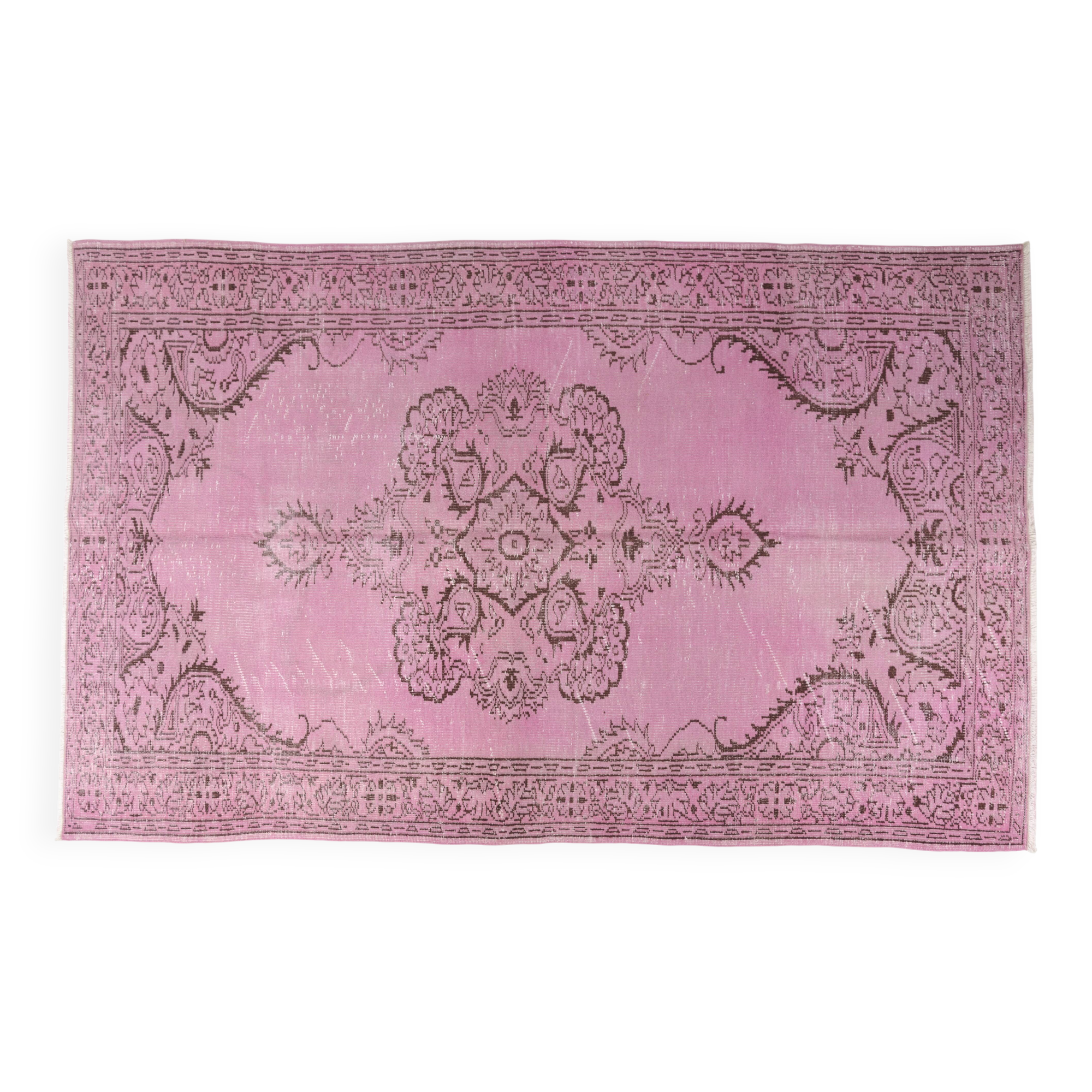 Pale Pink Vintage Turkish rug SKU-2532