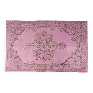 Pale Pink Vintage Turkish rug SKU-2532