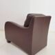 Modern Brown Leather Armchair from Musa Design, Italy, 1990s