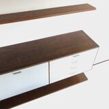 Vintage mid century modern design wall unit system by Cees Braakman for Pastoe, 1960s